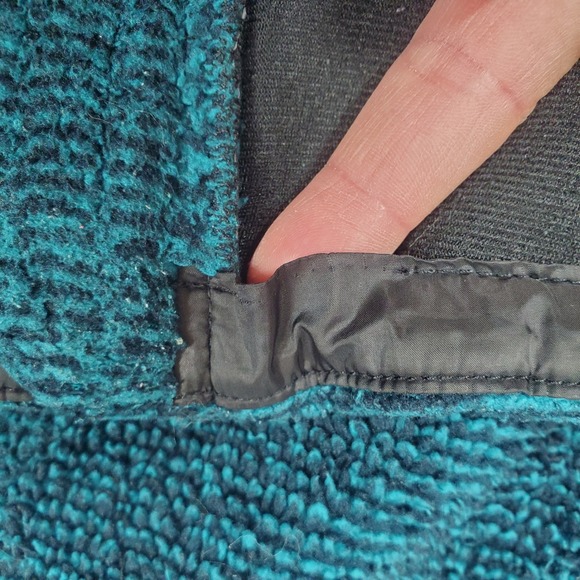 The North Face Osito 2 Fleece Jacket Womens Small Teal Fleece Full Zip Cozy Warm - Picture 7 of 14